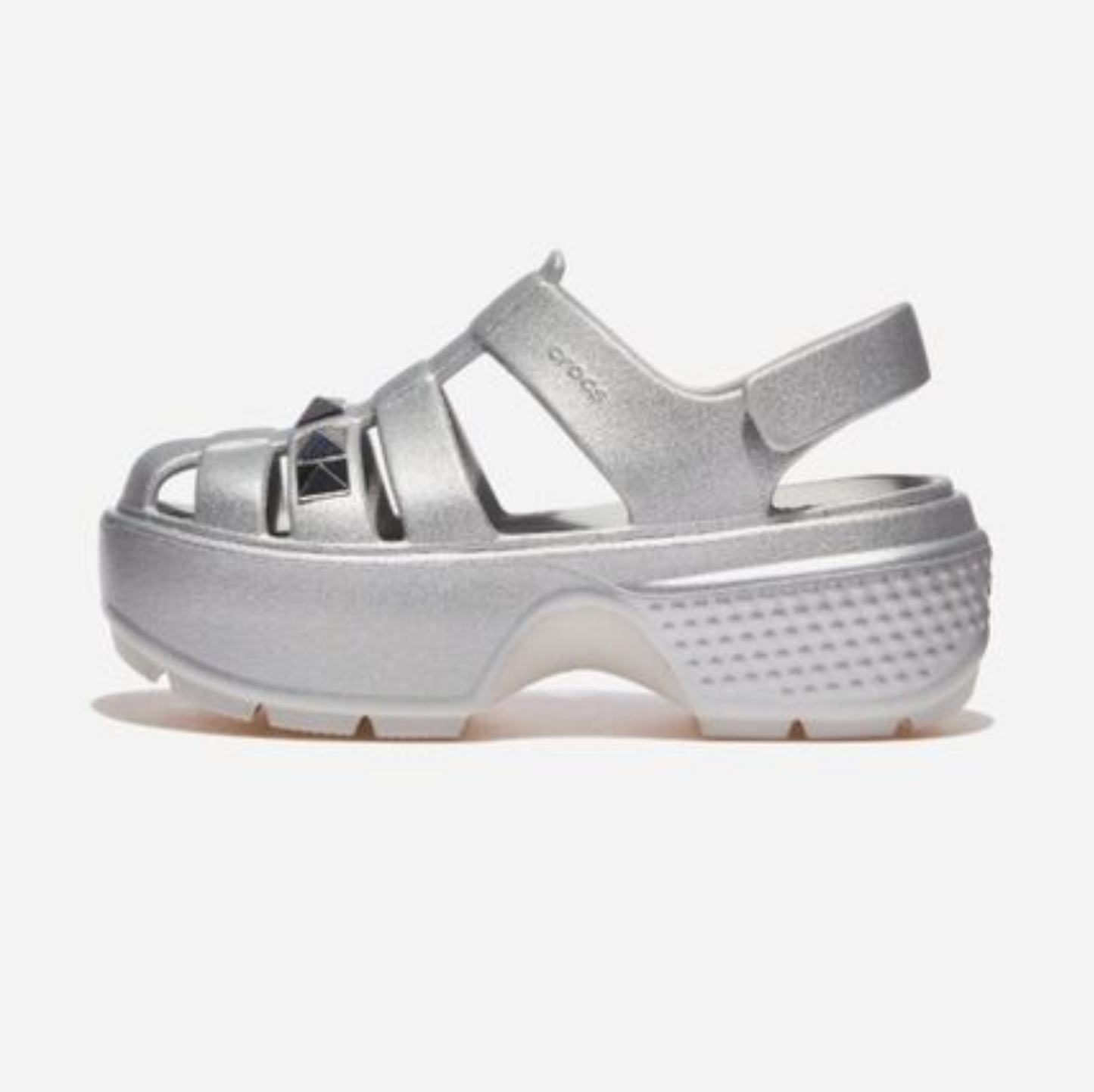 CROCS Stomp Stud Metallic Fisherman Sandal (210409)