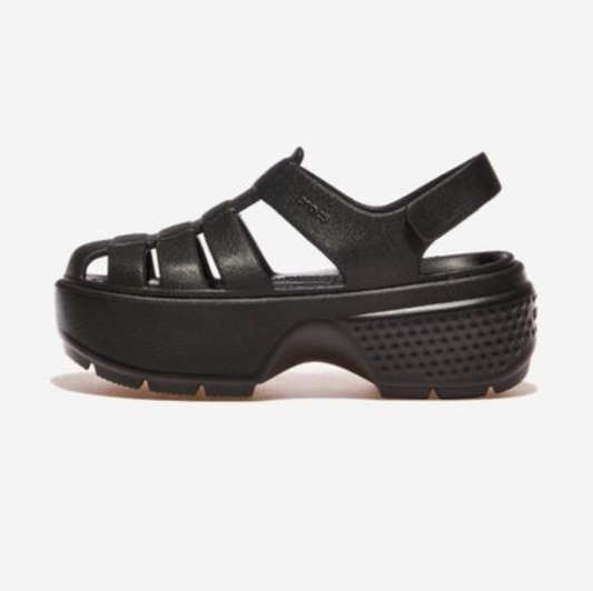 CROCS Stomp Fisherman Sandal - Black (209938)