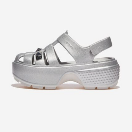 CROCS Stomp Stud Metallic Fisherman Sandal (210409)